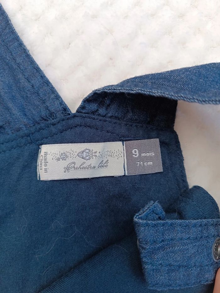 🔸Salopette Orchestra bleu marine – 9 mois 🔸 - photo numéro 5