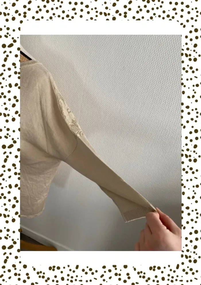 Pull dos en dentelle - photo numéro 3