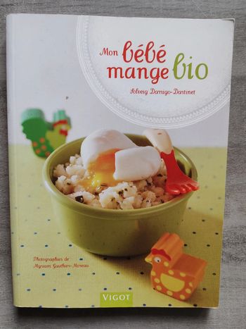 Livre recette mon bébé mange bio