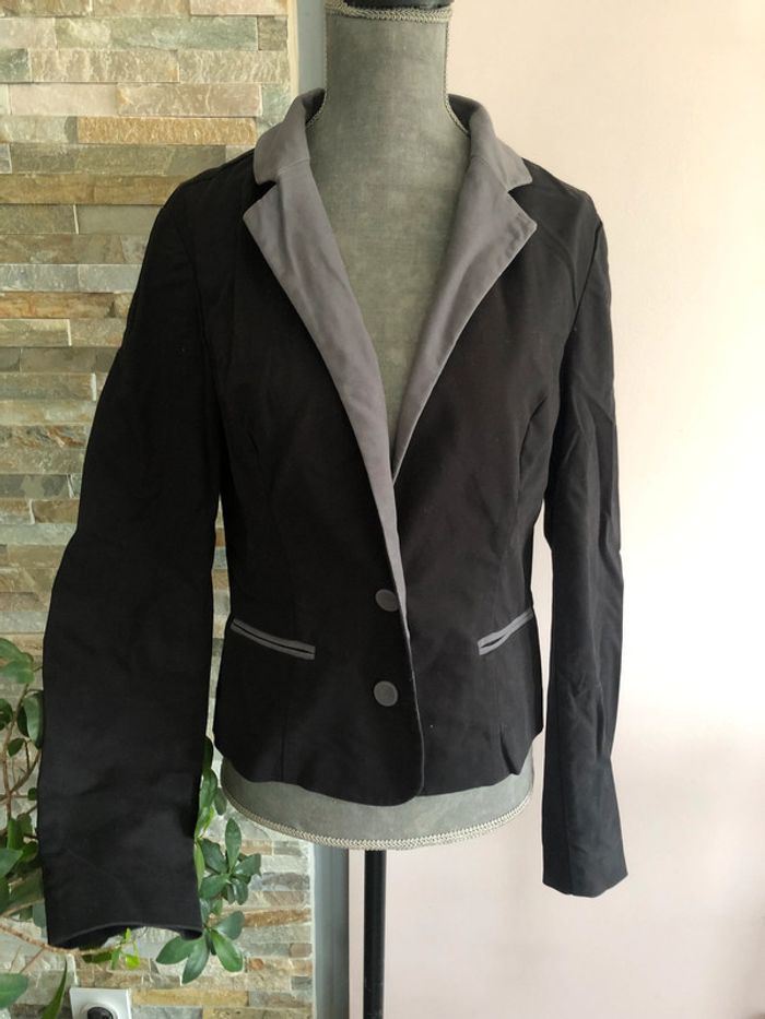Blazer noir et gris Naf Naf 40