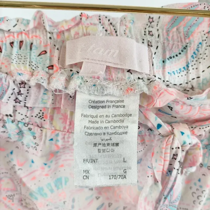 Pantalon fluide imprimé paisley Etam taille 38 100% viscose A1440 - photo numéro 7
