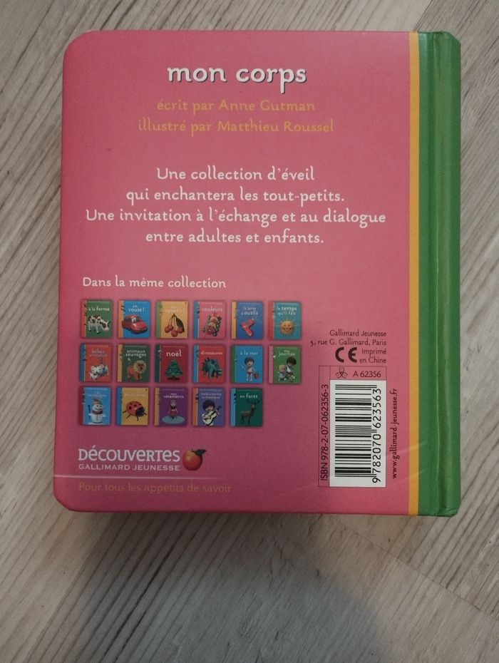 Livre bébé Mon corps - photo numéro 2