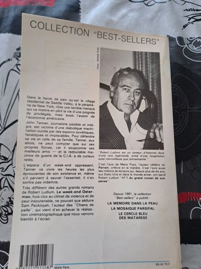 Livre Le Week-end Osterman, Robert Ludlum - photo numéro 2