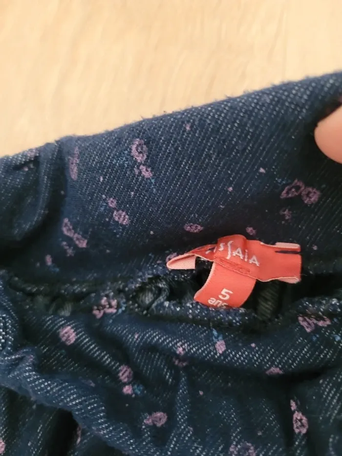 Jupe fluide bleu marine Tissaia 5 ans - photo numéro 2