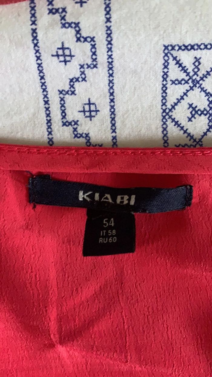 Tunique taille 54 kiabi rouge framboise - photo numéro 4