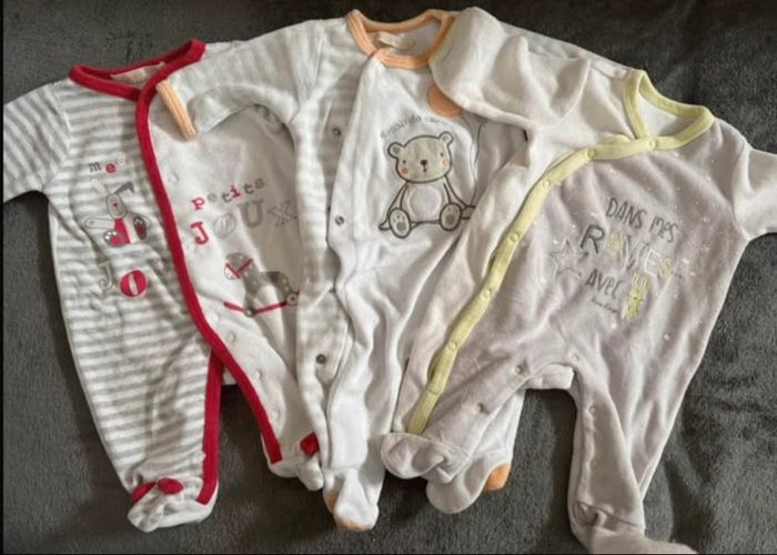 Lot de 5 pyjamas velours - photo numéro 4