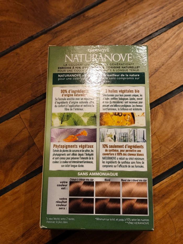 Naturanove Coloration sans ammoniaque 6.3 blond foncé doré - photo numéro 3