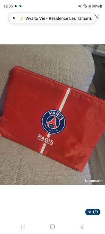 Trousse authentique rouge PSG
