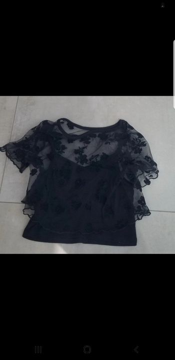 Crop top fille 9 ans