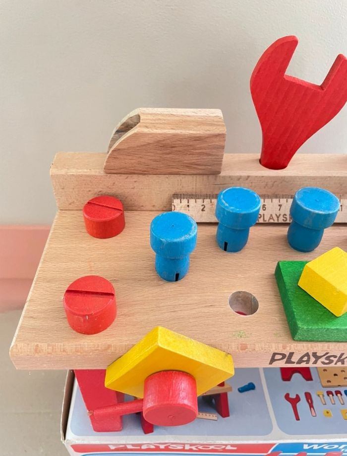 Établi Playskool bois vintage - photo numéro 2