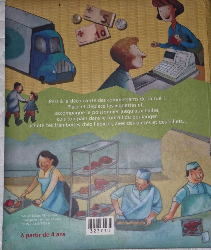 Livre enfant les courses - photo numéro 2