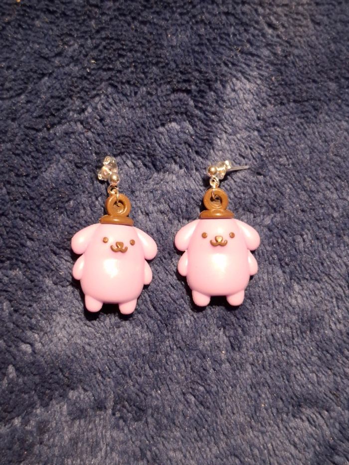 Boucles d'oreilles Kuromi - photo numéro 2
