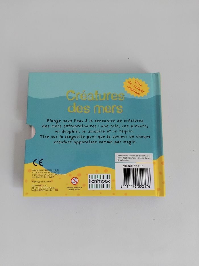 Créatures des Mers  Animaux Marins - Livre Magique - photo numéro 5