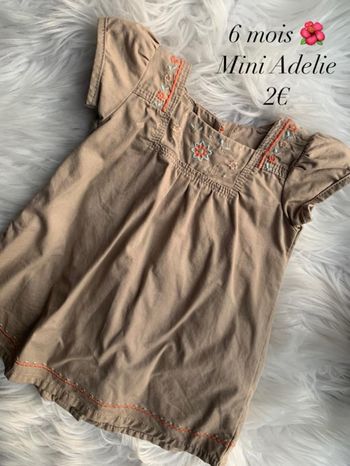 Robe 🌺 6 mois 🌺 Mini Adelie
