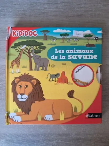 Livre kididoc les animaux de la savane