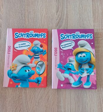2 Livres les schtroumpfs