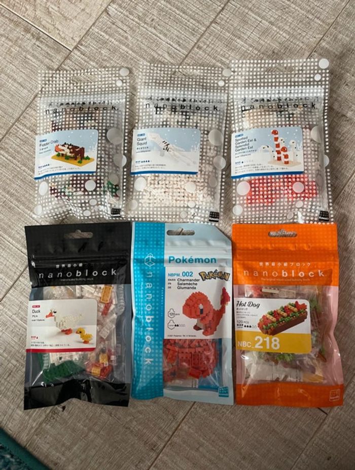 Lot de Nanoblock neufs - Pokémon / animaux