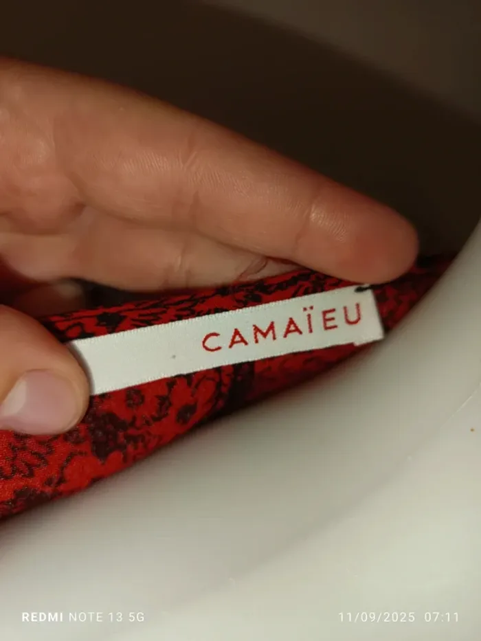 Magnifique chemisier/gilet taille L Camaïeu - photo numéro 4
