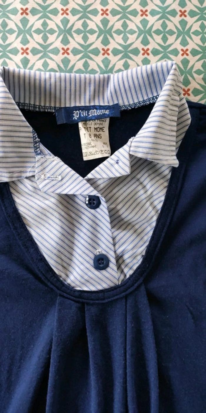 T-shirt effet superposition 8 ans - photo numéro 3