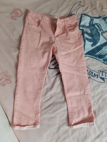 Pantacourt rose clair XS