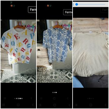 Lot 3 t shirt l