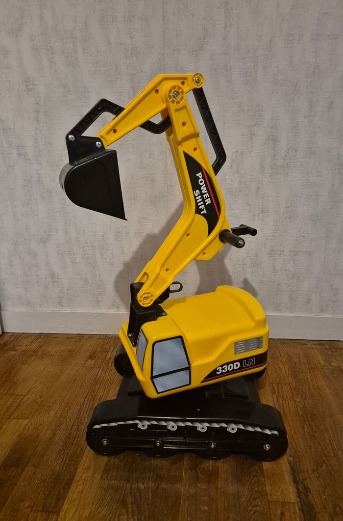 Porteur pelleteuse super builder avec cabine rotative bras de Pelle et godet articulé - photo numéro 2