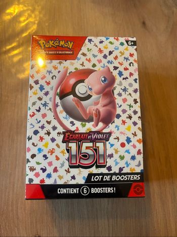 Bundle 6 boosters EV3.5 Pokémon 151 FR Scellé