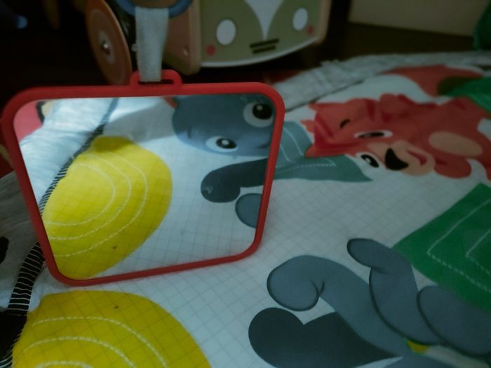 Tapis d'éveil en tissu kids avec arche et coussin - photo numéro 5