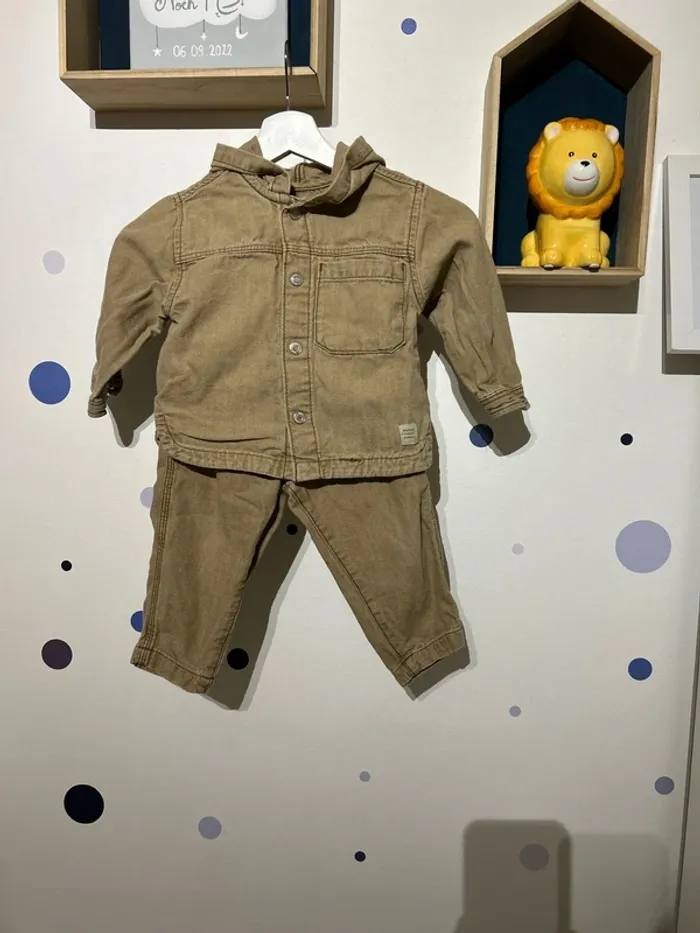 Ensemble veste et pantalon Zara 18-24mois 92 cm