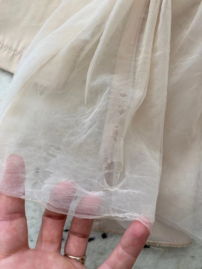 Robe beige tutu 18/24mois - photo numéro 7