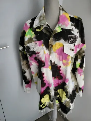 Veste jeans coloré