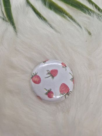 Broche "Fraises Party"