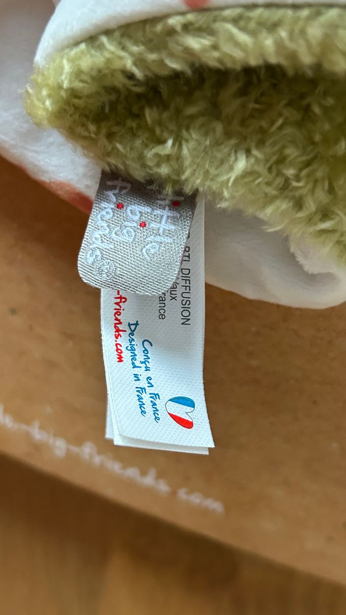 Doudou bébé Rex le Tyrannosaure de Little Big Friends NEUF - photo numéro 5