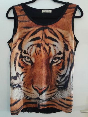 Débardeur tigre, taille 42/44, Marque Paris et moi