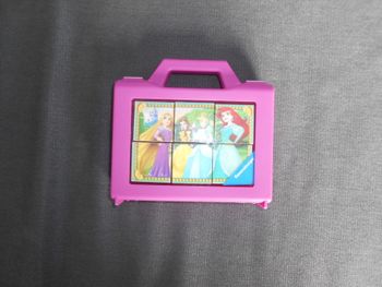 Coffret 6 puzzles Princesses cubes en bois (Disney)
