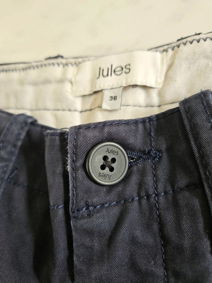 Jules pantalon bleu marine taille 36 - photo numéro 3