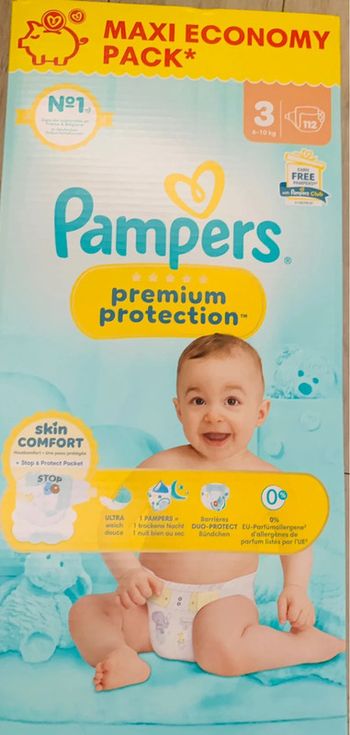 Couche Pampers premium protection