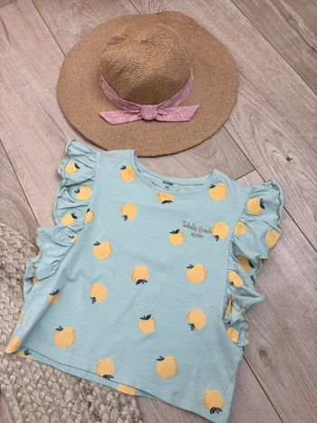 T-shirt à volants T8ans