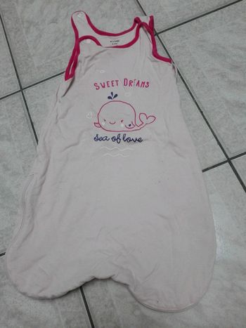 Turbulette gigoteuse été rose baleine