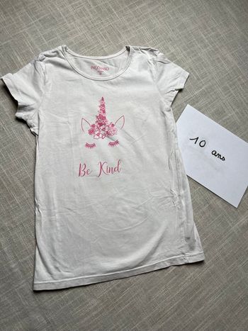 T-shirt licorne 10 ans 