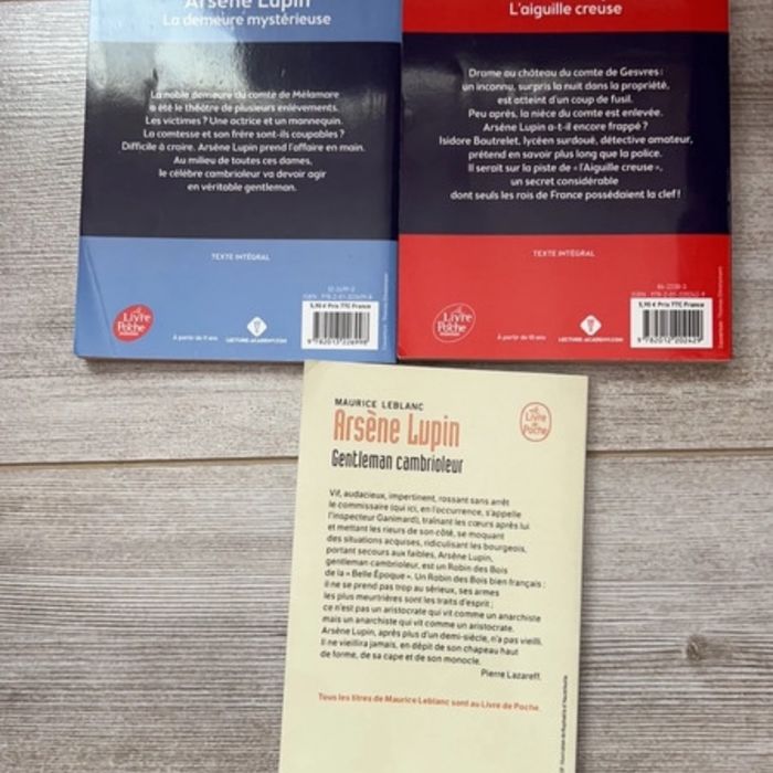 Livres Arsène Lupin - photo numéro 2