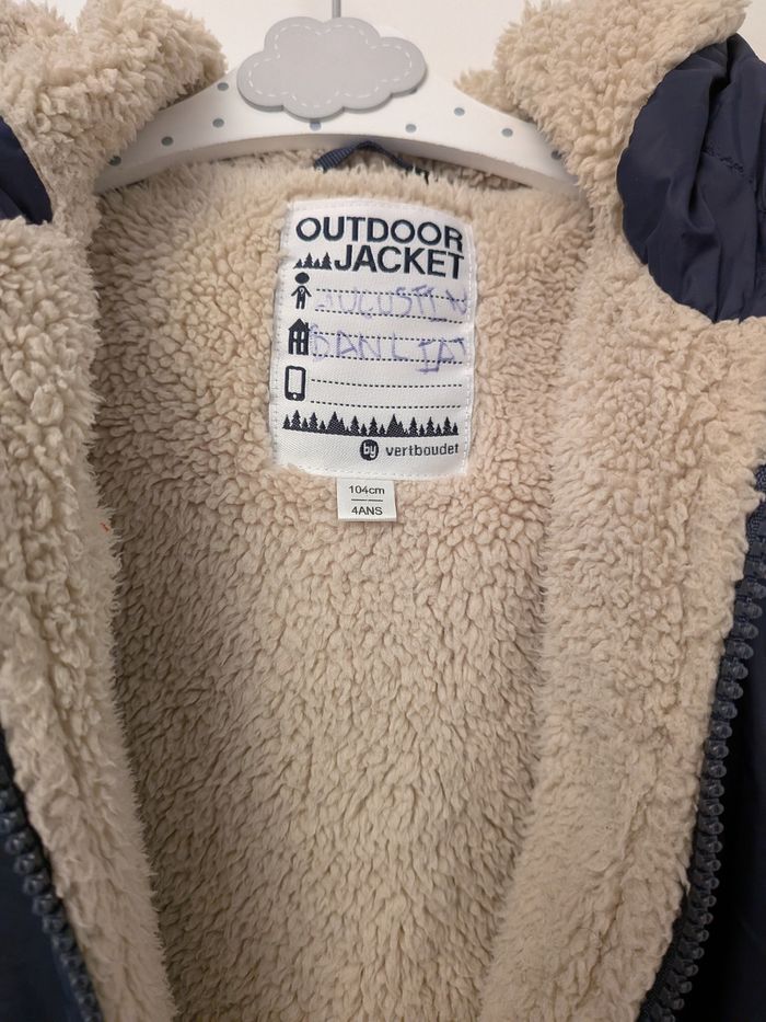 Parka manteau 3 en 1 vert baudet 4 ans - photo numéro 3