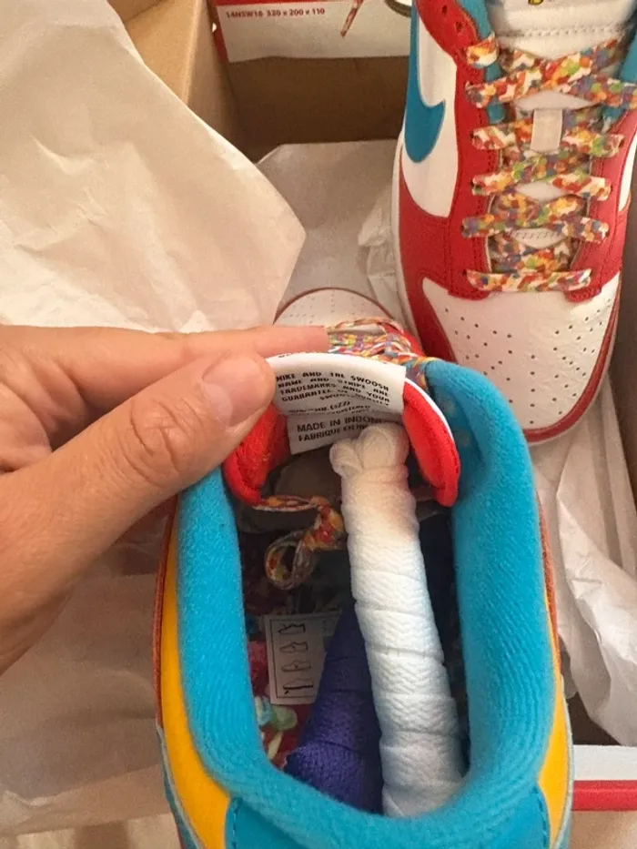 Nike Dunk Low QS LeBron James Fruity 42.5 - photo numéro 4