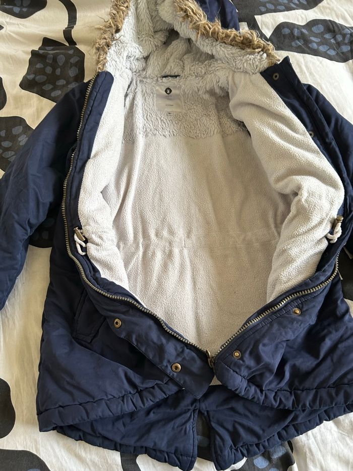 Manteau chat bleu marine z 8 ans - photo numéro 5