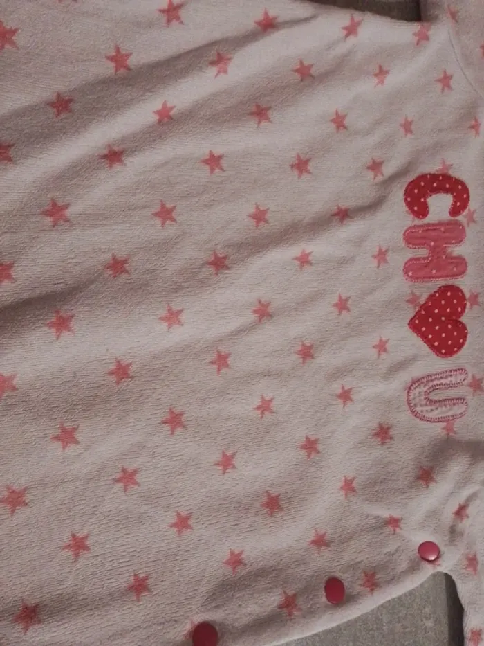 Pyjama grenouillère bébé fille 12 mois - photo numéro 5