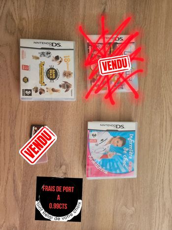 Infirmière de choc, hana deka club jeu console Nintendo DS
