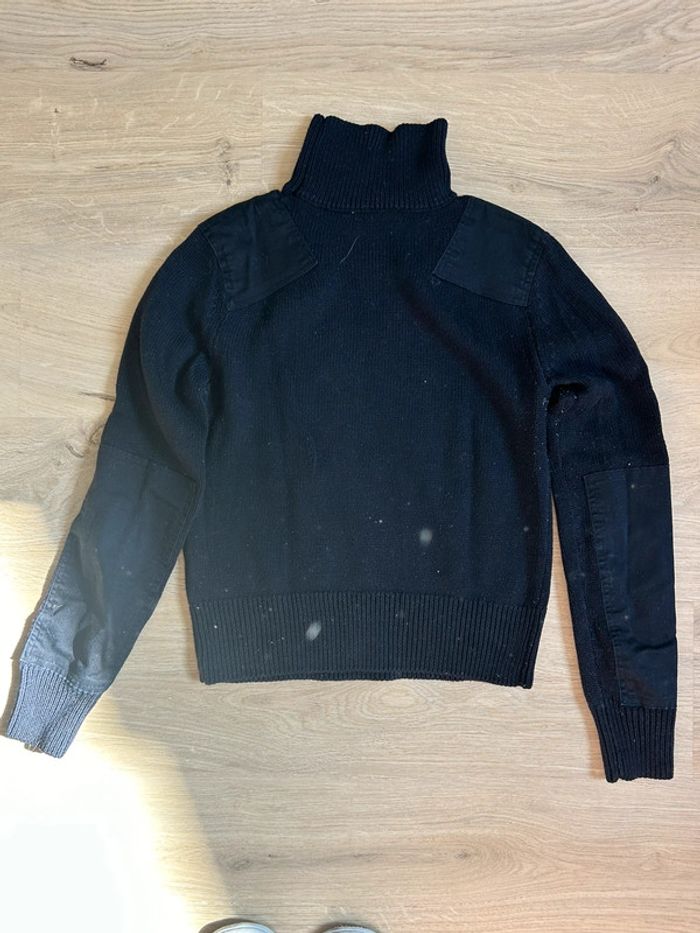 👕 Pull col roulé bleu marine Zara - photo numéro 2