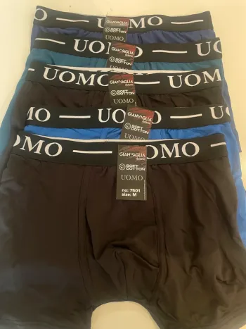 Lot 5 Boxers Gianvaglia Deluxe Coton Stretch
