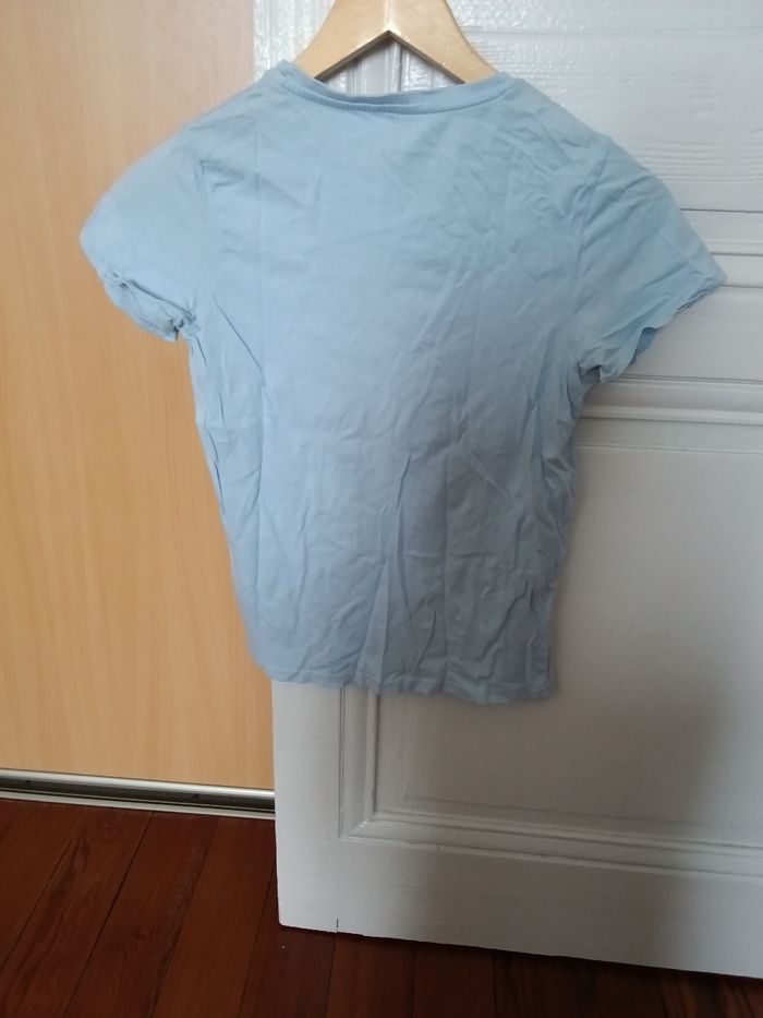 Tee-shirt Kiabi bleu clair et bleu - photo numéro 3