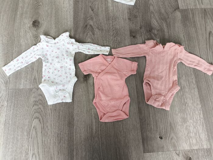 Lots bodies fille 0 mois